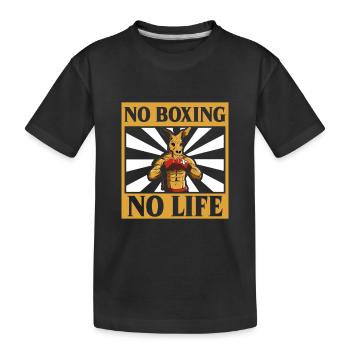Boxe féminine Boxe féminine Boxeuse féminine - T-shirt bio Premium Enfant - noir - Devant