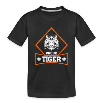 Scouting Pfadfinder - Kinder Premium Bio T-Shirt - Schwarz - Vorne
