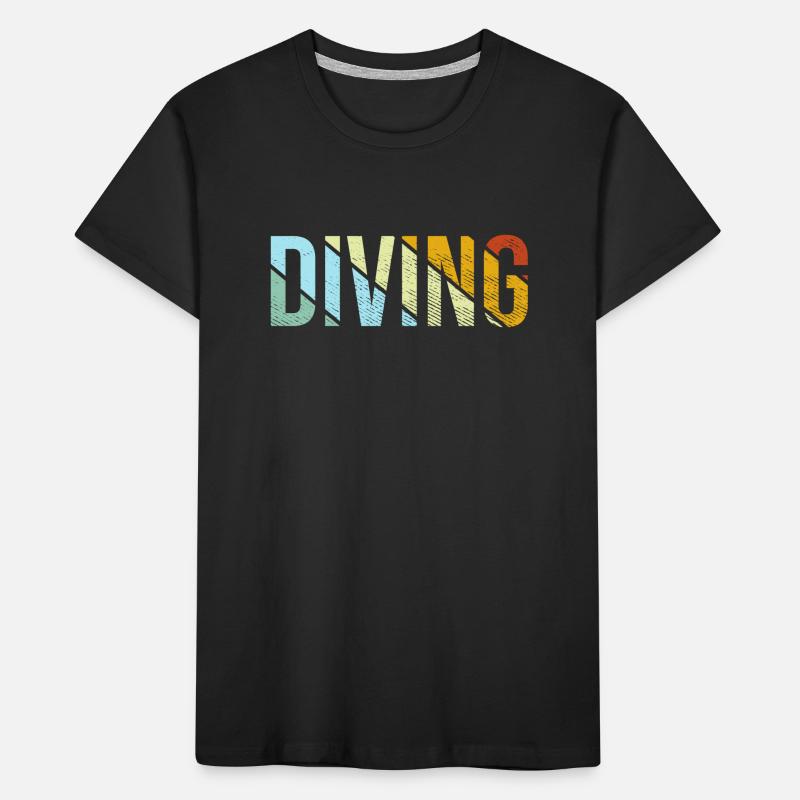 Plongée Rétro T-shirt bio Premium Enfant