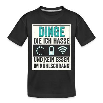 Die vier Reiter der modernen Apocalypse - Kinder Premium Bio T-Shirt - Schwarz - Vorne