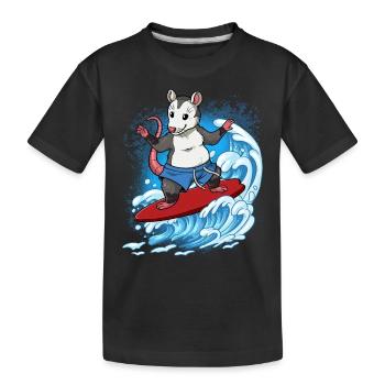 Surfeurs de vagues Surfeurs Surfeurs - T-shirt bio Premium Enfant - noir - Devant