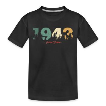 Édition limitée de 1943 - T-shirt bio Premium Enfant - noir - Devant