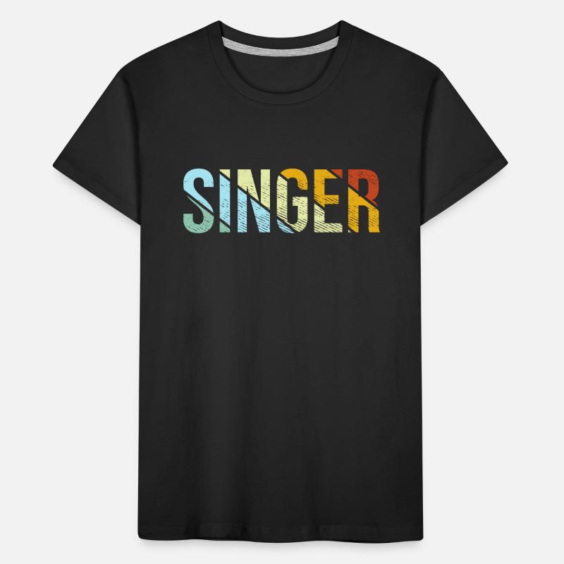 Singer Retro Kids' Premium Organic T-Shirt