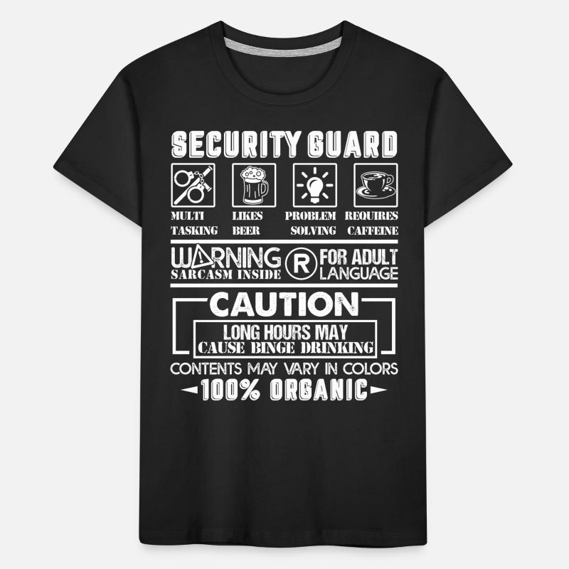 Security Guard Security Guard Solve Problems Kids' Premium Organic T-Shirt