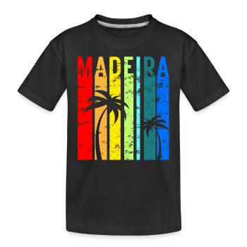 Madère Vacances Île Atlantique Portugal Cadeau - T-shirt bio Premium Enfant - noir - Devant