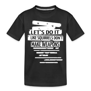 Sports Putter Awesome Golfduvet Joke Citation Drôle - T-shirt bio Premium Enfant - noir - Devant