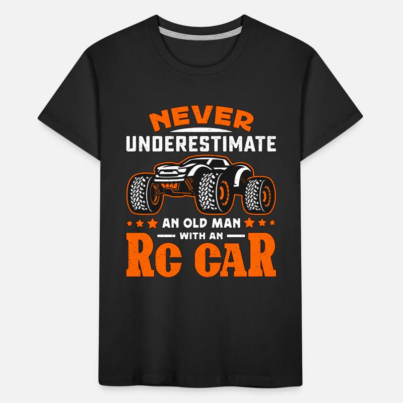 RC Model Racing Never Underestimate An RC Model Kids' Premium Organic T-Shirt