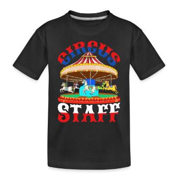 Amateur de cirque Artiste de cirque Cadeau Cirque - T-shirt bio Premium Enfant - noir - Devant