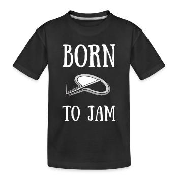 Bouche de Juif Harpe Mâchoire Harpe Basse - T-shirt bio Premium Enfant - noir - Devant