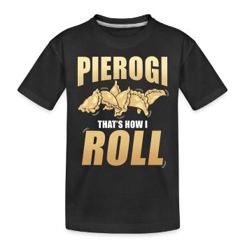 Boulettes Pierogi - T-shirt bio Premium Enfant - noir - Devant
