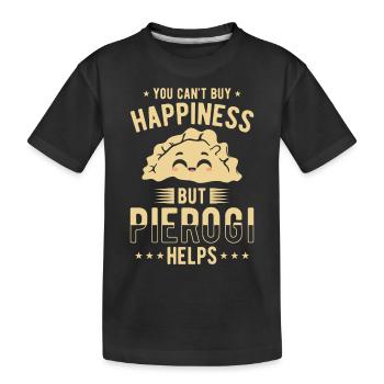 Boulettes Pierogi - T-shirt bio Premium Enfant - noir - Devant