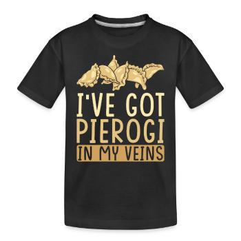 Boulettes Pierogi - T-shirt bio Premium Enfant - noir - Devant