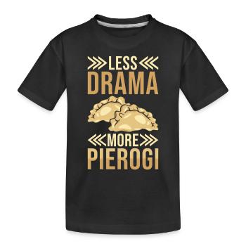 Boulettes Pierogi - T-shirt bio Premium Enfant - noir - Devant