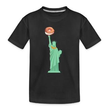 Sesame Bagel New York Jewish Deli - Kinder Premium Bio T-Shirt - Schwarz - Vorne