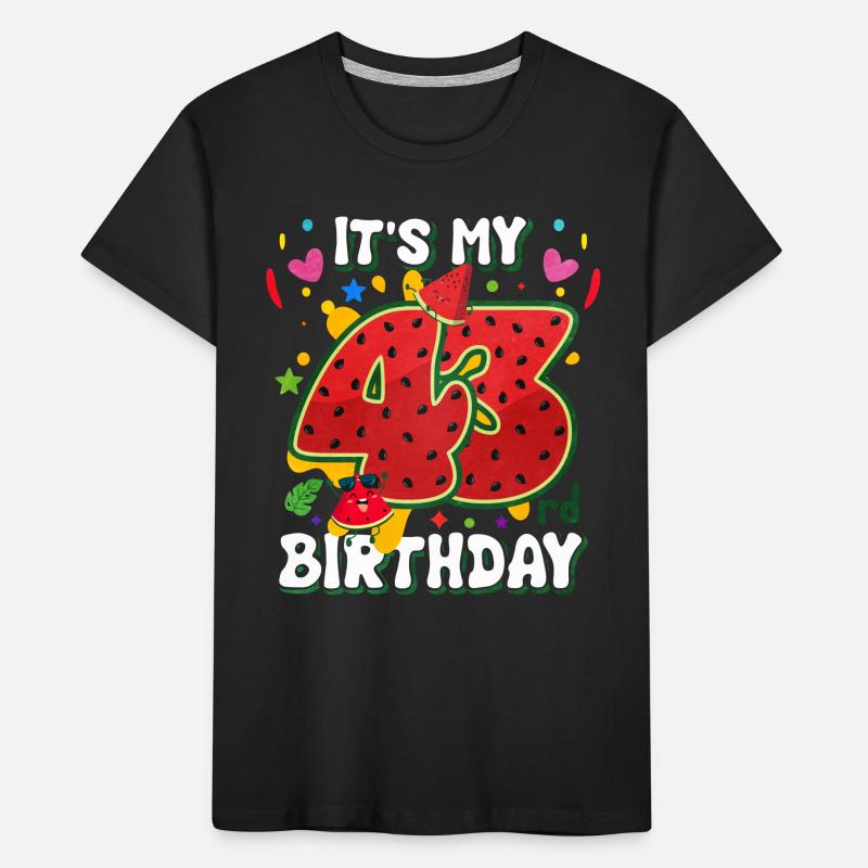 43e anniversaire Pastèque T-shirt bio Premium Enfant
