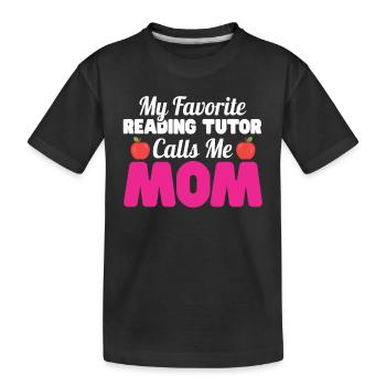 Tuteur Cadeau Tuteur - T-shirt bio Premium Enfant - noir - Devant