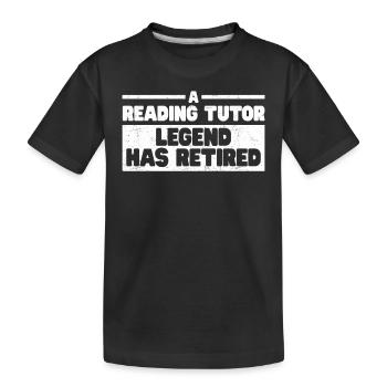 Tuteur Cadeau Tuteur - T-shirt bio Premium Enfant - noir - Devant