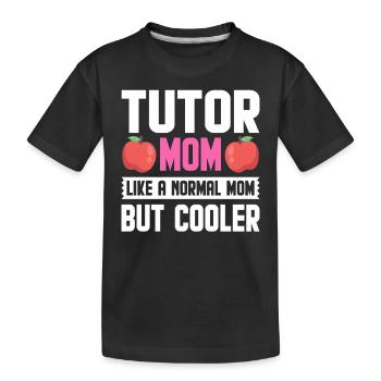 Tuteur Cadeau Tuteur - T-shirt bio Premium Enfant - noir - Devant