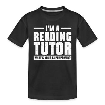 Tuteur Cadeau Tuteur - T-shirt bio Premium Enfant - noir - Devant