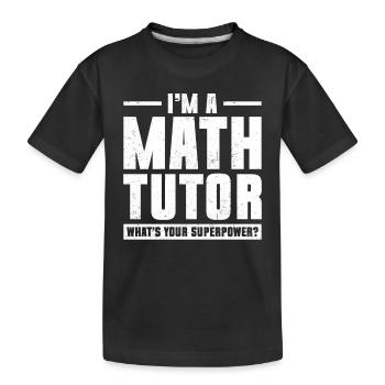 Tuteur Cadeau Tuteur - T-shirt bio Premium Enfant - noir - Devant