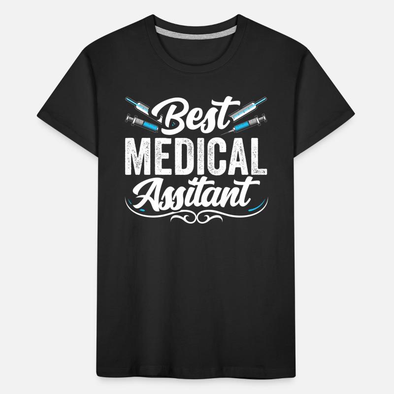 Bester Medizinischer Assistent Assistenz Beruf Kinder Premium Bio T-Shirt