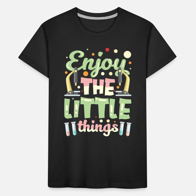 Profitez des petites choses Microscopes Microscope T-shirt bio Premium Enfant