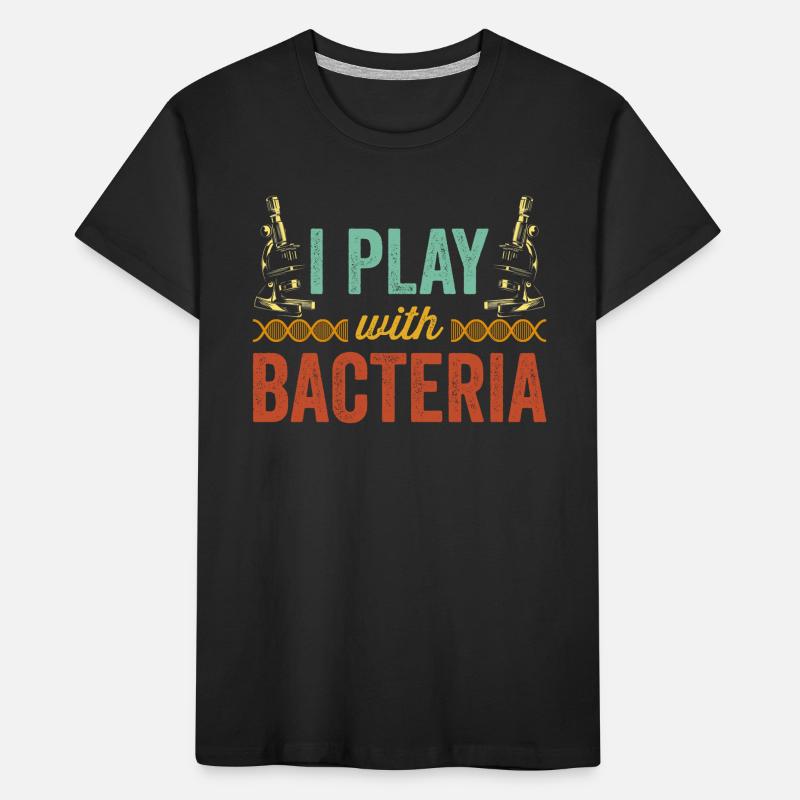 I'm playing with bacteria microscopes microscope Kids' Premium Organic T-Shirt