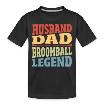 Mari Père Balai Légende Balai Balai - T-shirt bio Premium Enfant - noir - Devant
