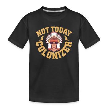 Aborigènes indiens Histoire des peuples autochtones - T-shirt bio Premium Enfant - noir - Devant
