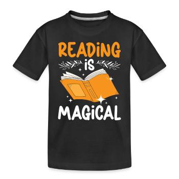 Ein Buch, das es wert ist, verboten zu werden, ist - Kinder Premium Bio T-Shirt - Schwarz - Vorne