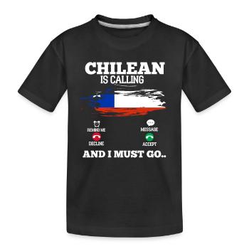 Chili - T-shirt bio Premium Enfant - noir - Devant