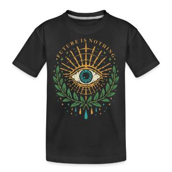 Les yeux d’Horus - T-shirt bio Premium Enfant - noir - Devant