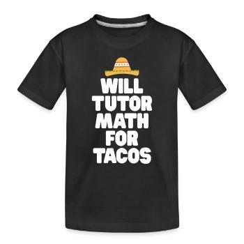Tuteur Cadeau Tuteur - T-shirt bio Premium Enfant - noir - Devant