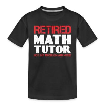 Tuteur Cadeau Tuteur - T-shirt bio Premium Enfant - noir - Devant