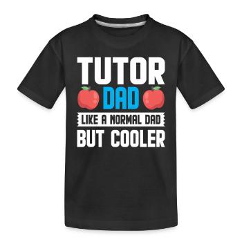 Tuteur Cadeau Tuteur - T-shirt bio Premium Enfant - noir - Devant