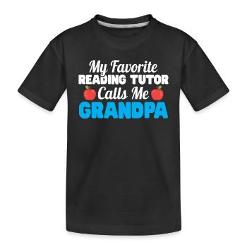 Tuteur Cadeau Tuteur - T-shirt bio Premium Enfant - noir - Devant