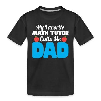 Tuteur Cadeau Tuteur - T-shirt bio Premium Enfant - noir - Devant