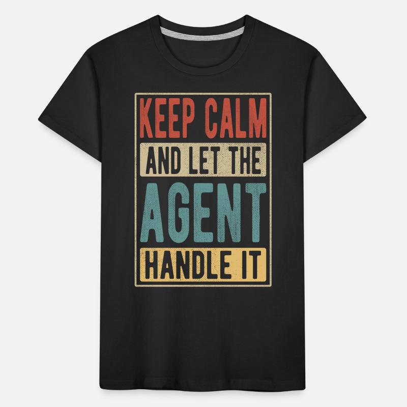 Agent Retro Gift Kids' Premium Organic T-Shirt