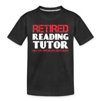 Tuteur Cadeau Tuteur - T-shirt bio Premium Enfant - noir - Devant