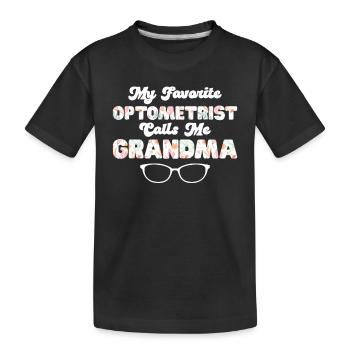 Opticien Gift Optometry - T-shirt bio Premium Enfant - noir - Devant