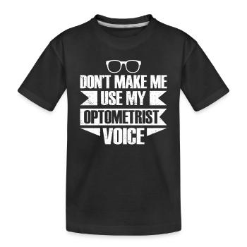 Opticien Gift Optometry - T-shirt bio Premium Enfant - noir - Devant