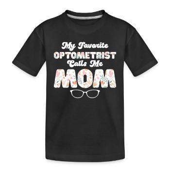 Opticien Gift Optometry - T-shirt bio Premium Enfant - noir - Devant