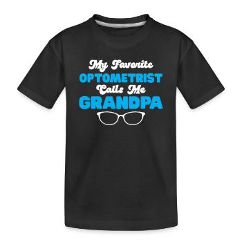 Opticien Gift Optometry - T-shirt bio Premium Enfant - noir - Devant