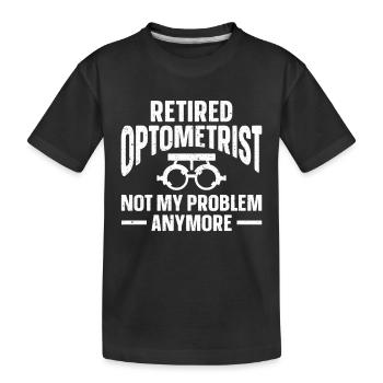 Opticien Gift Optometry - T-shirt bio Premium Enfant - noir - Devant