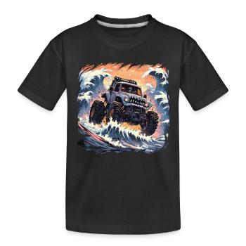 Monster truck - T-shirt bio Premium Enfant - noir - Devant