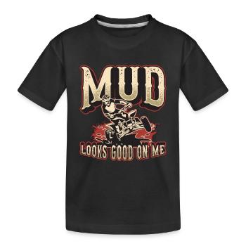 La boue de course hors route a l’air bien sur moi Motocross - T-shirt bio Premium Enfant - noir - Devant
