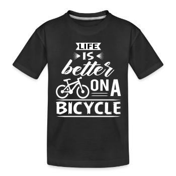 Coureur - T-shirt bio Premium Enfant - noir - Devant