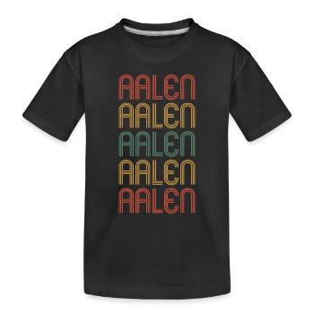 Aalenerin Aalener Aalen - Kinder Premium Bio T-Shirt - Schwarz - Vorne