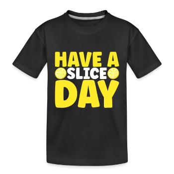 Limonade Limonadenstand - Kinder Premium Bio T-Shirt - Schwarz - Vorne