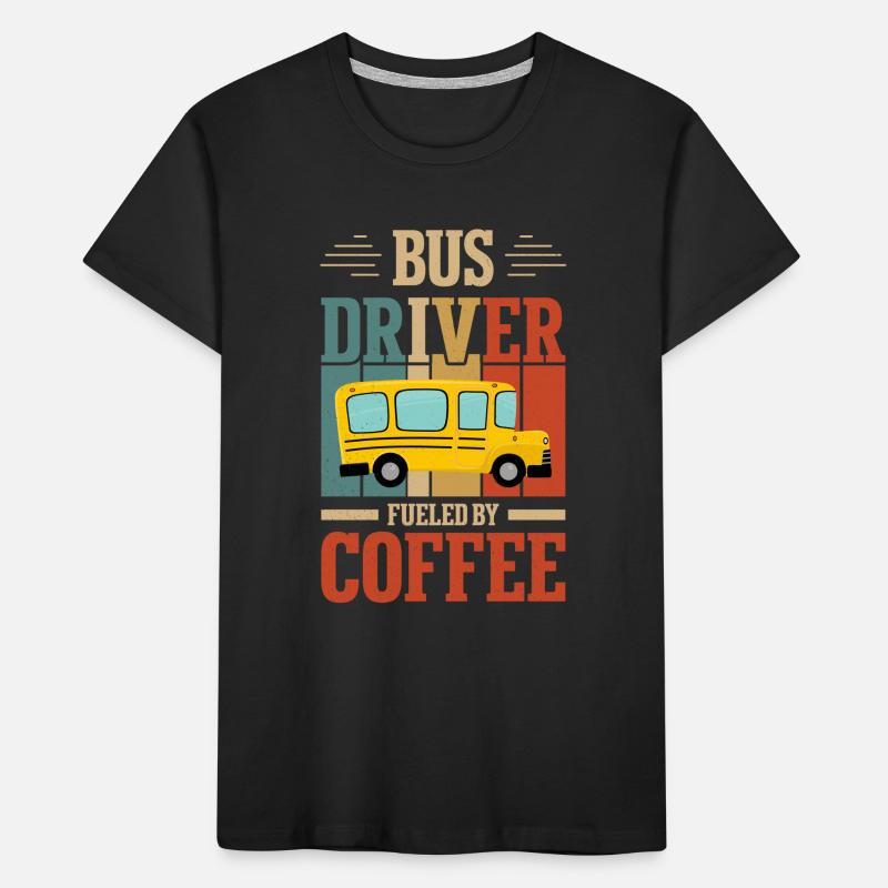 Bus driver School bus driver Kids' Premium Organic T-Shirt